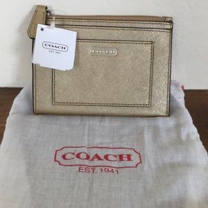 Coach signature skinny wallet